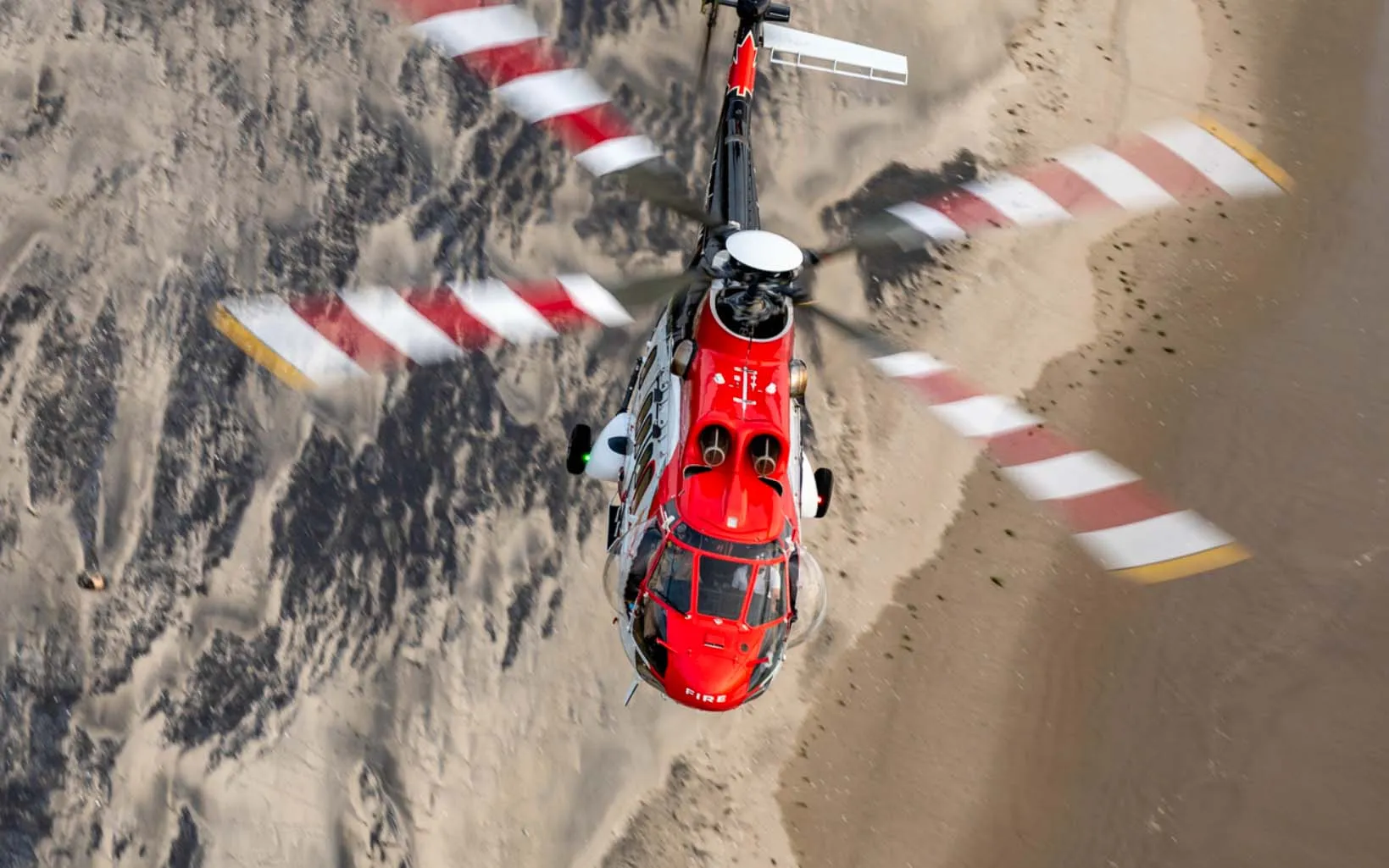 Coldstream Airbus AS 332 Super Puma in flight
